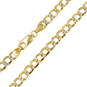 10K Yellow Gold Diamond Cut Anklet Bracelet-226753