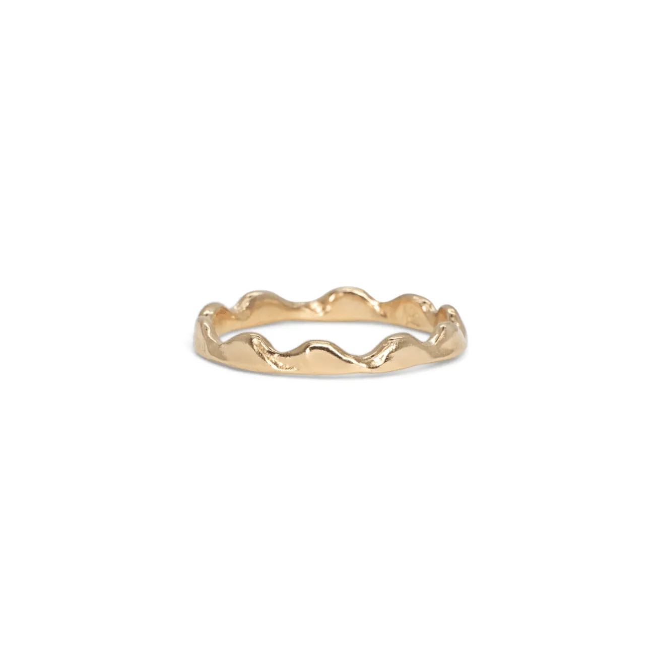 18K Wave Ring