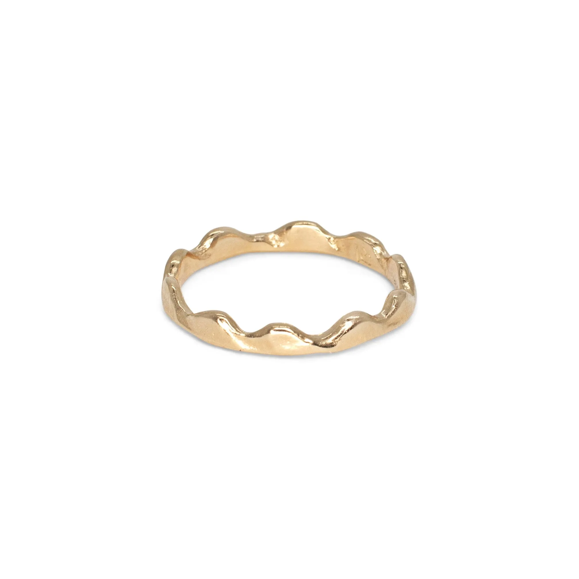 18K Wave Ring