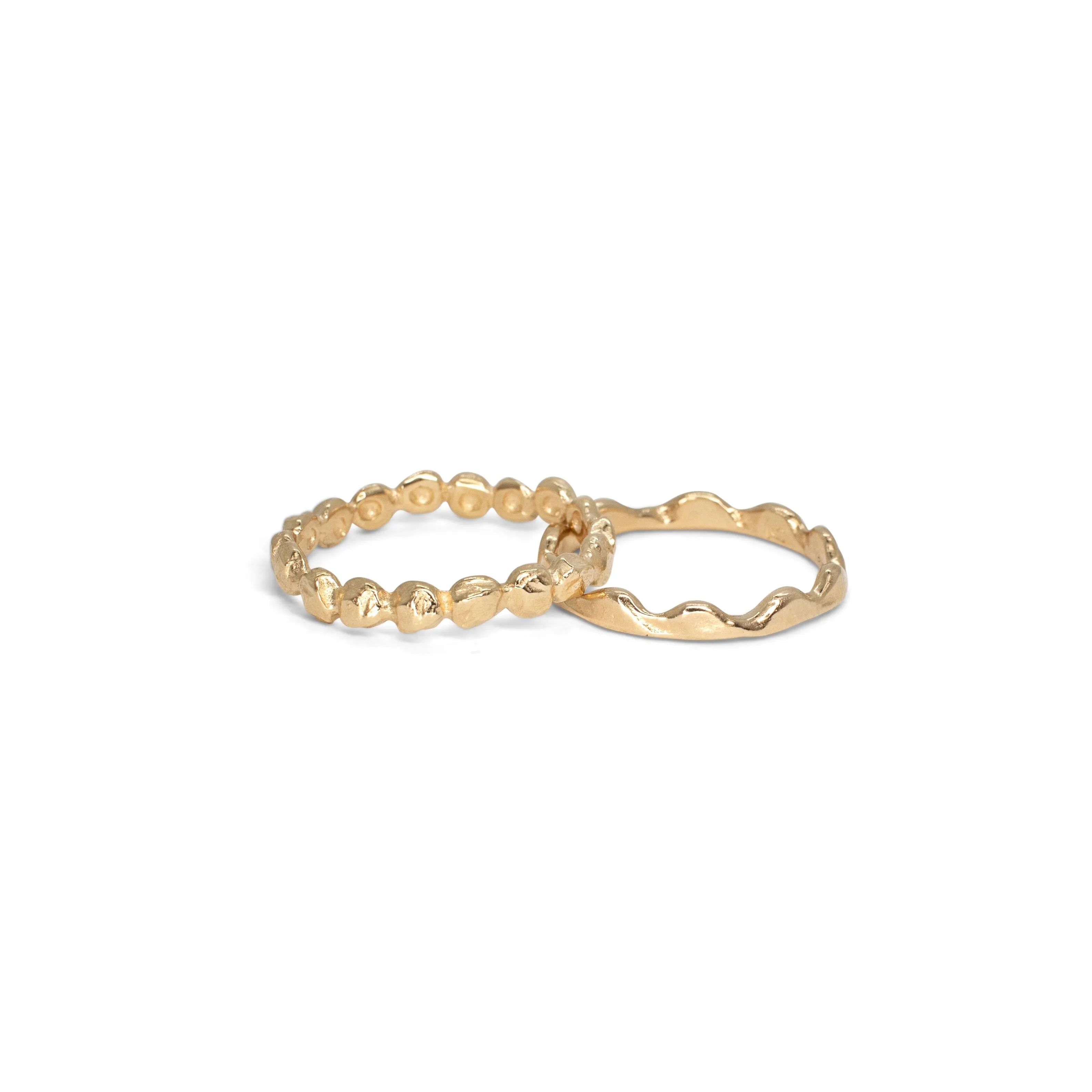 18K Wave Ring