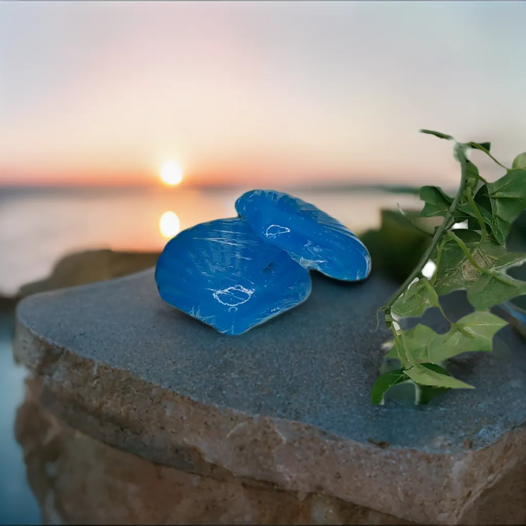 A beautiful ocean breeze infused in glycerin shell soap