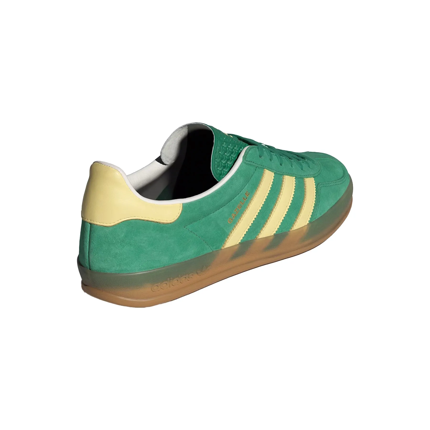 ADIDAS GAZELLE INDOOR SEMI COURT GREEN/ALMOST YELLOW/GUM