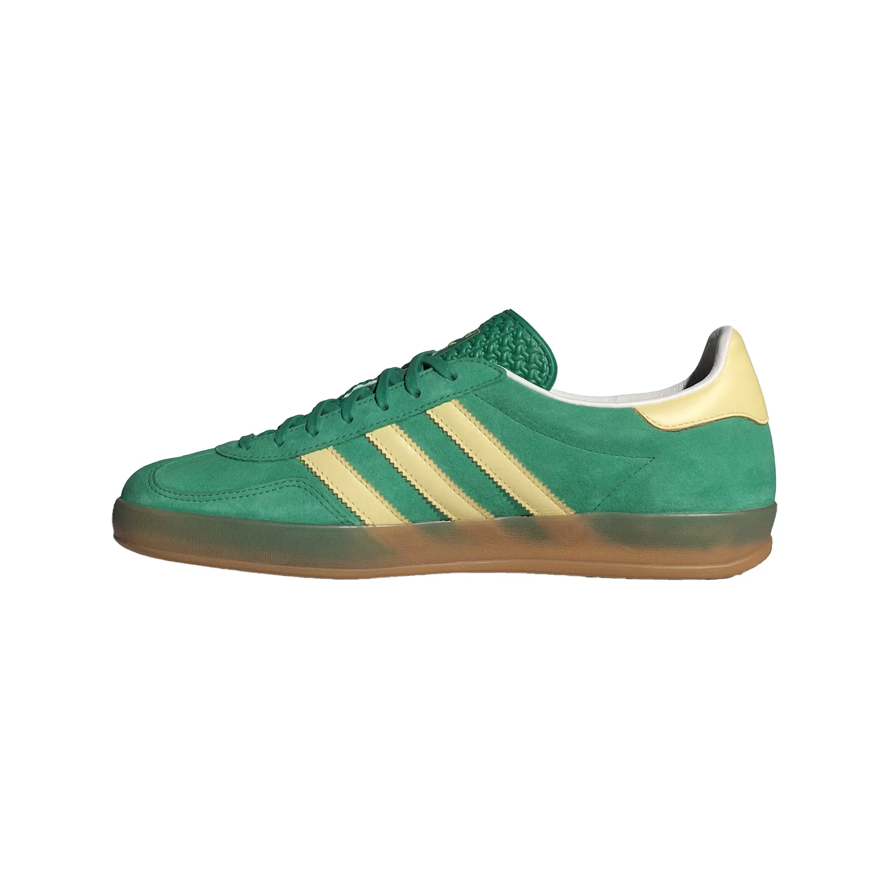 ADIDAS GAZELLE INDOOR SEMI COURT GREEN/ALMOST YELLOW/GUM