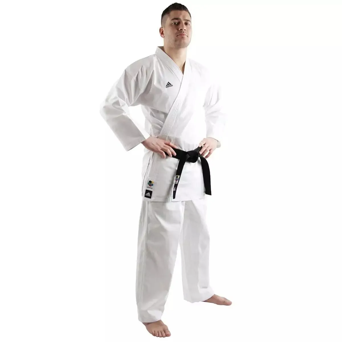 adidas Karate Gi WKF Club Adults White Uniform K220C