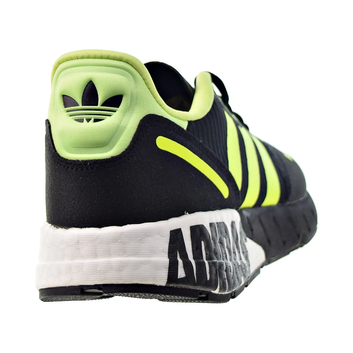 Adidas ZX 1K Boost Men's Shoes Core Black-Solar Yellow-Matte Silver