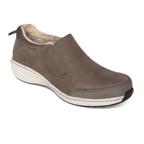 Aetrex Tyra Slip On (Women) - Warm Grey