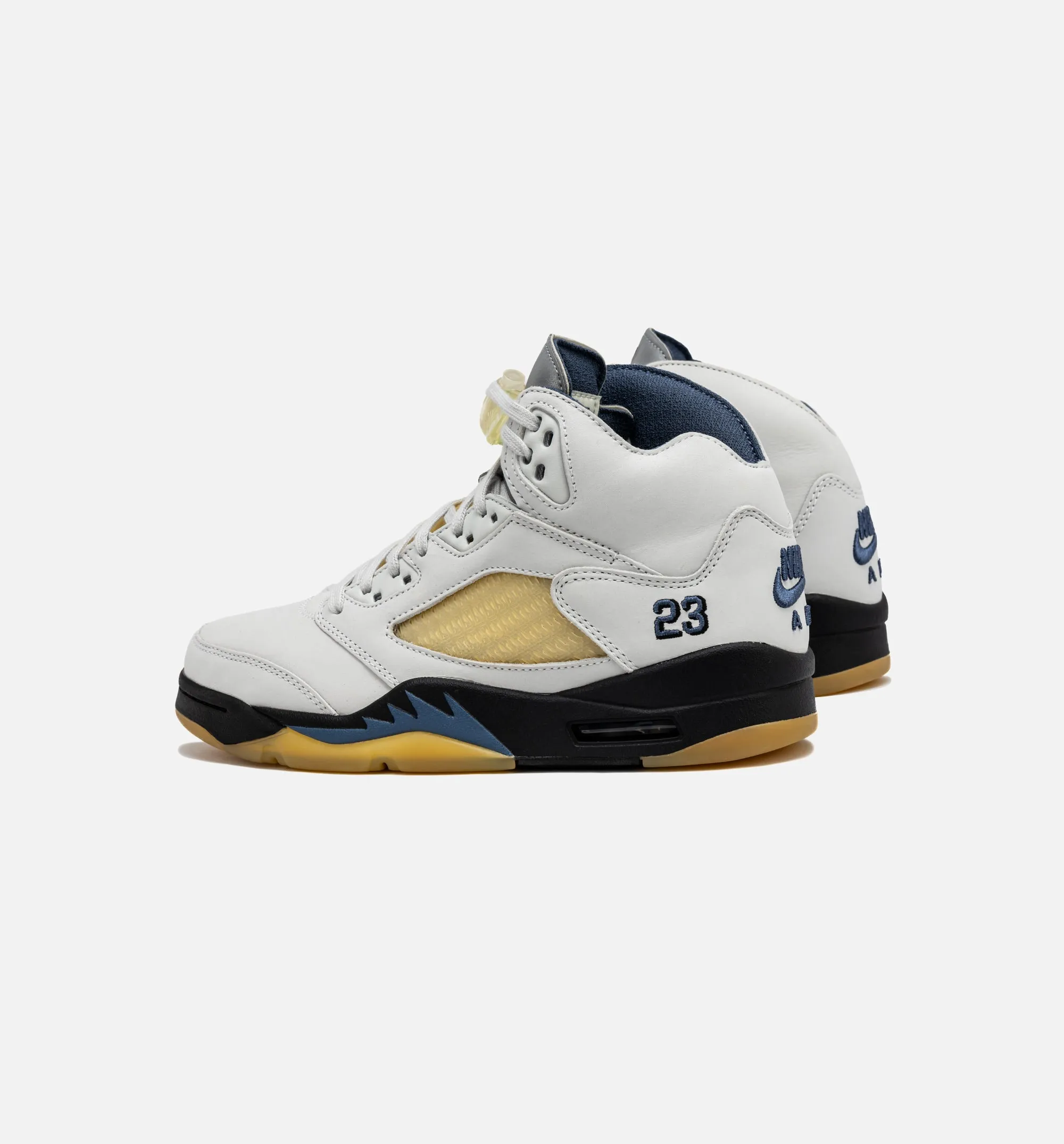 Air Jordan 5 x A Ma Maniére Womens Lifestyle Shoe - Photon Dust/Black/Diffused Blue/Pale Ivory