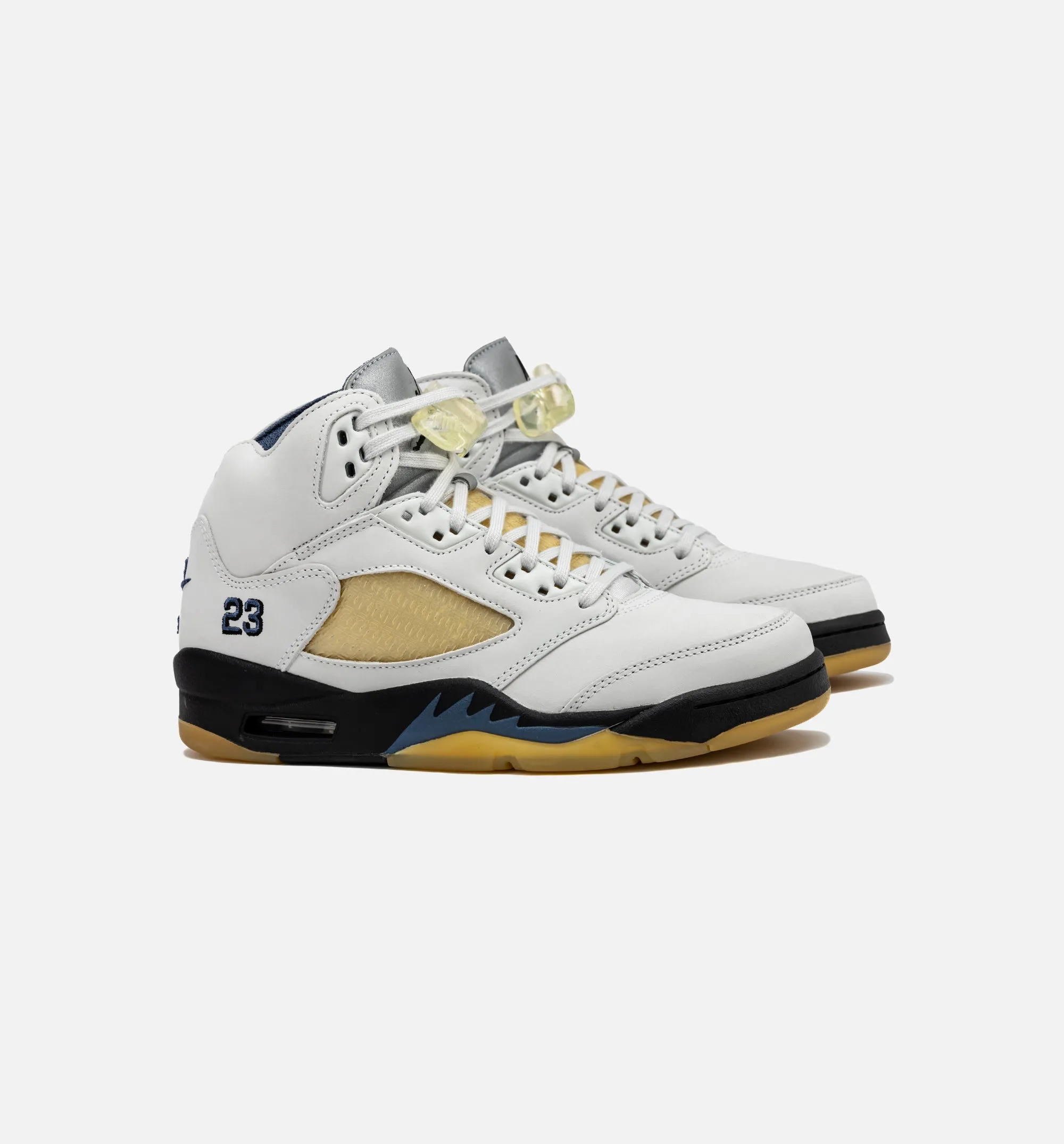 Air Jordan 5 x A Ma Maniére Womens Lifestyle Shoe - Photon Dust/Black/Diffused Blue/Pale Ivory