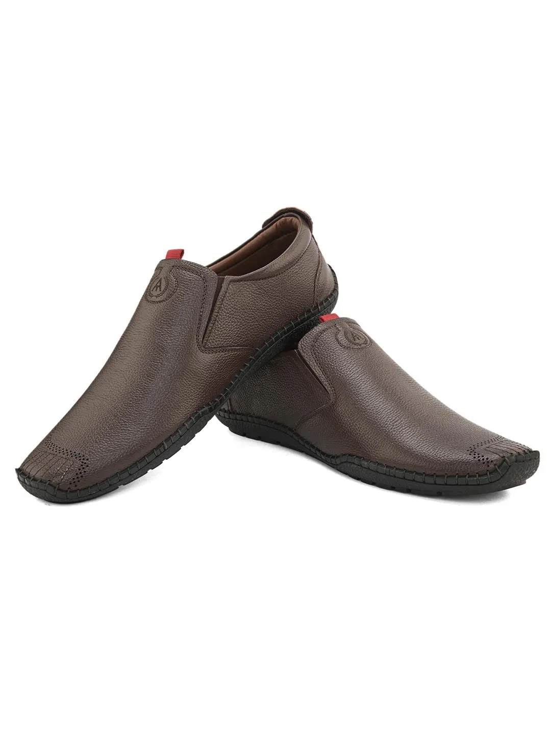 Alberto Torresi | Genuine Mild Leather Flexible Swing Shoe Loafer With PU Footbed And Leather LinningFor Men