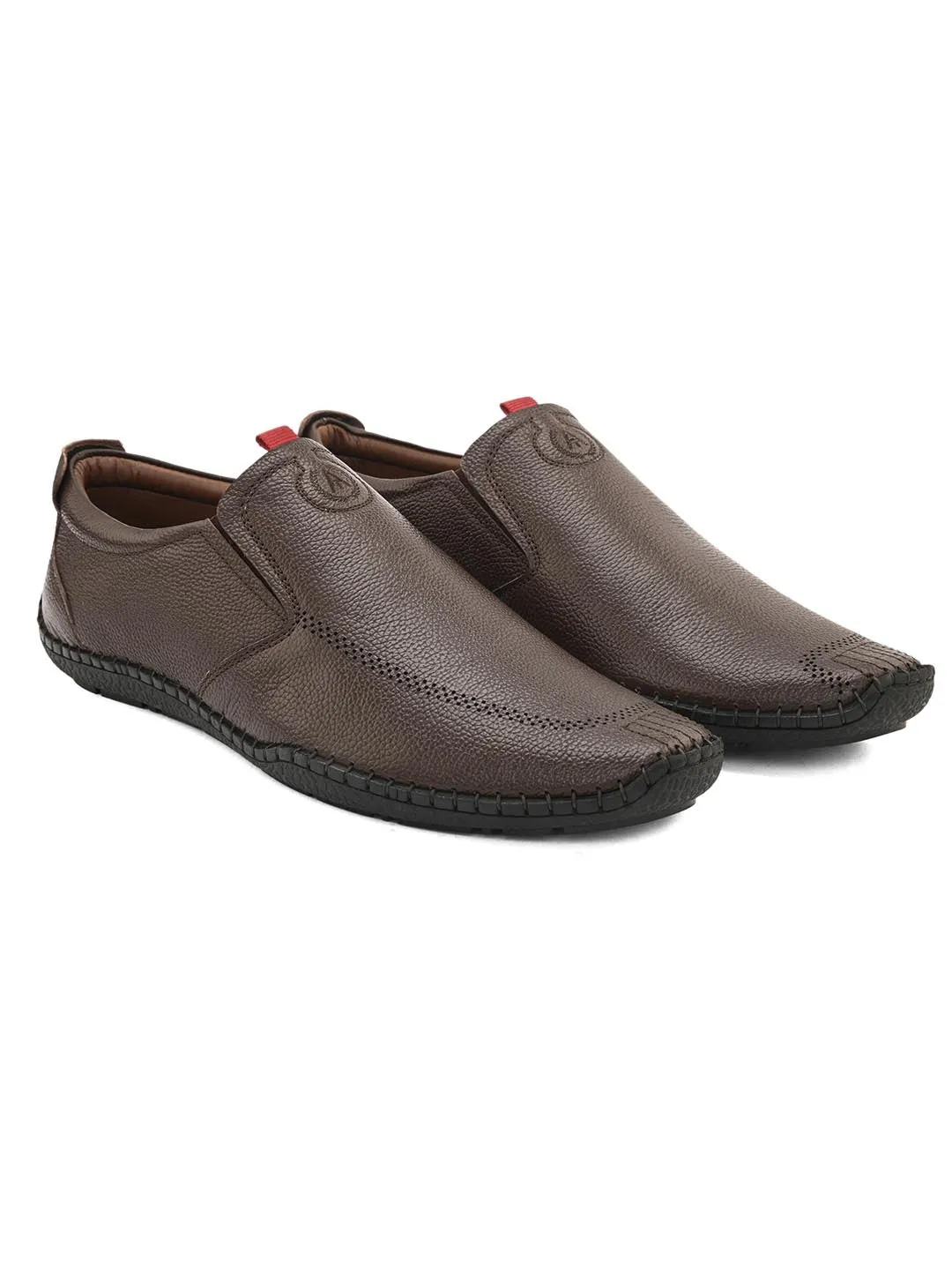 Alberto Torresi | Genuine Mild Leather Flexible Swing Shoe Loafer With PU Footbed And Leather LinningFor Men