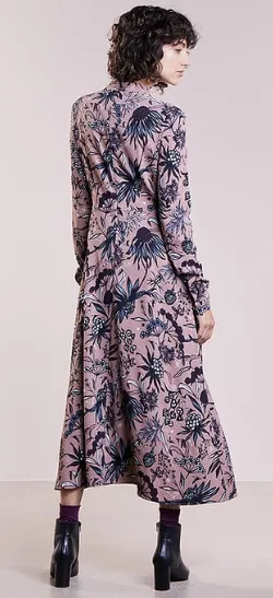 Arctic Flower Crepe Dress