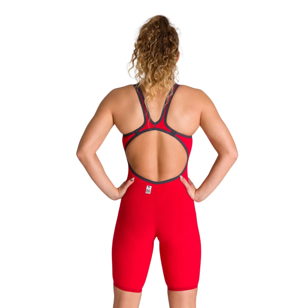 Arena Women's Powerskin Carbon Air 2 | Openback | Red  Swimsuit