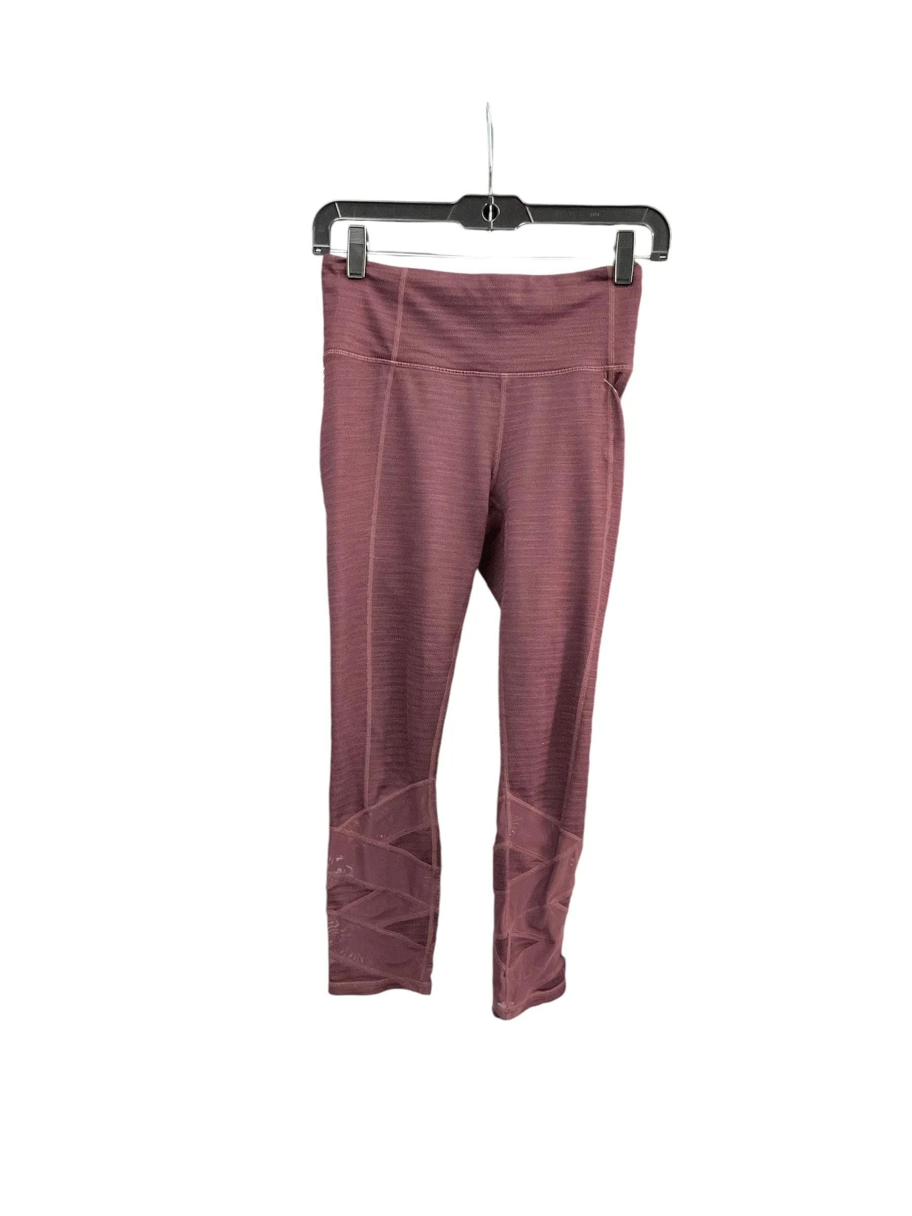 Athletic Leggings By Athleta In Maroon, Size: Xs