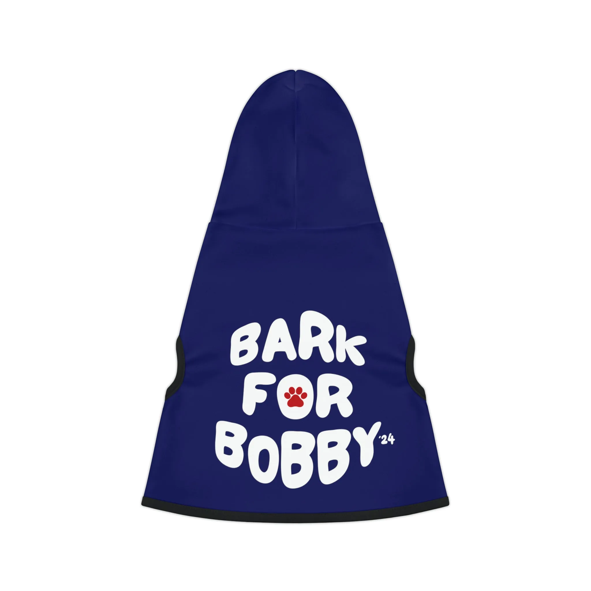 Bark for Bobby Pet Hoodie Navy