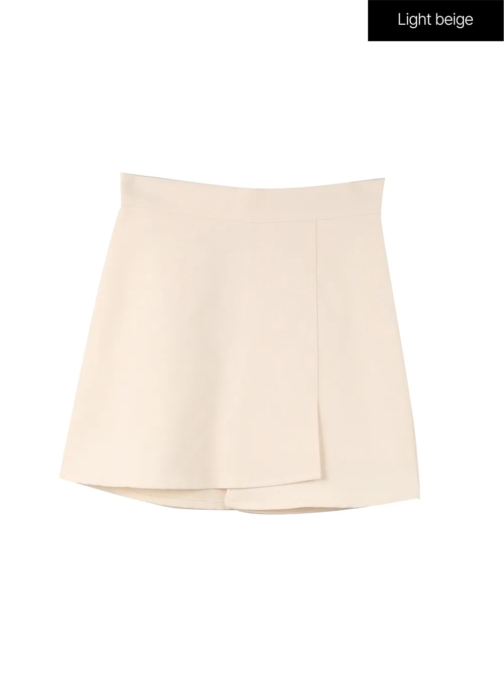 Basic Wraparound Mini Skirt CF415