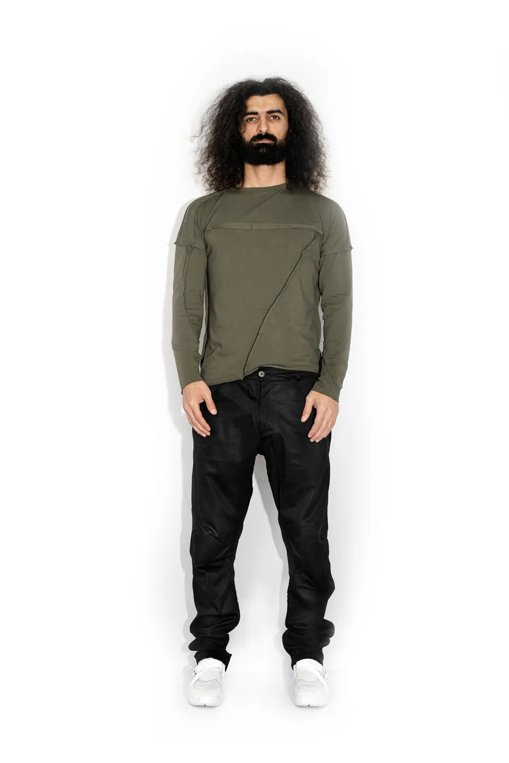 Bundle: Black & Khaki Long Sleeve T-shirt