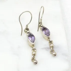 Cat's Eyes Silver Earrings