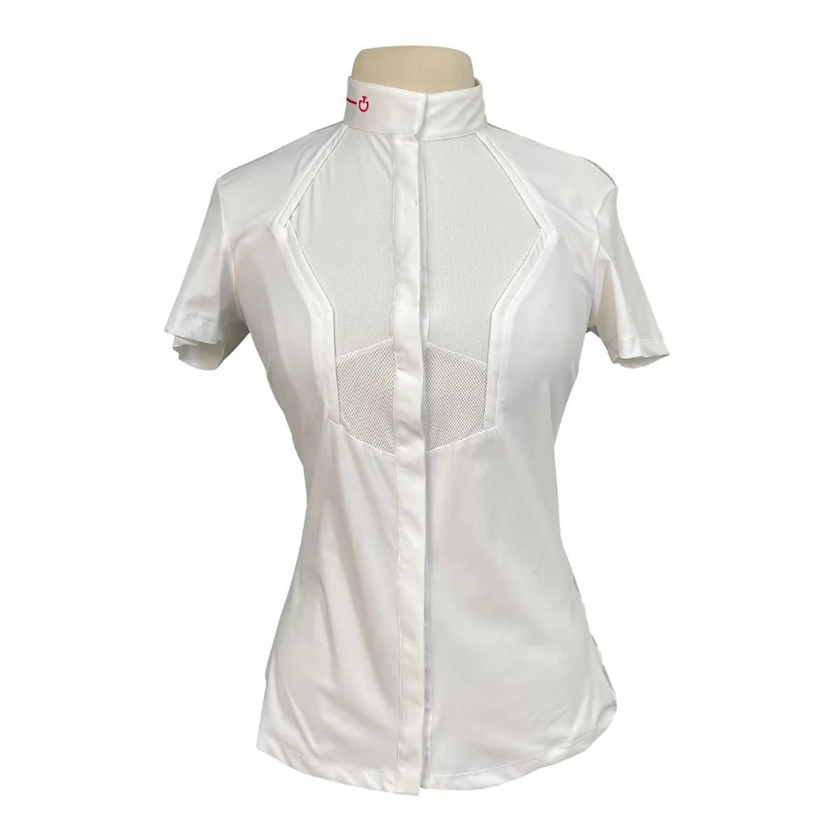 Cavalleria Toscana R-Evo Technical Knit Show Shirt in White - Woman's Small