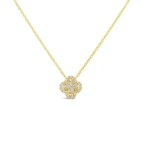 Clara by Martin Binder Diamond Flower Necklace (0.23 ct. tw.)