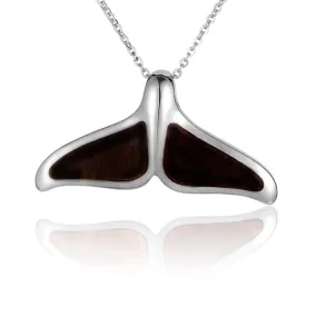 Cocobolo Whale Tail Pendant