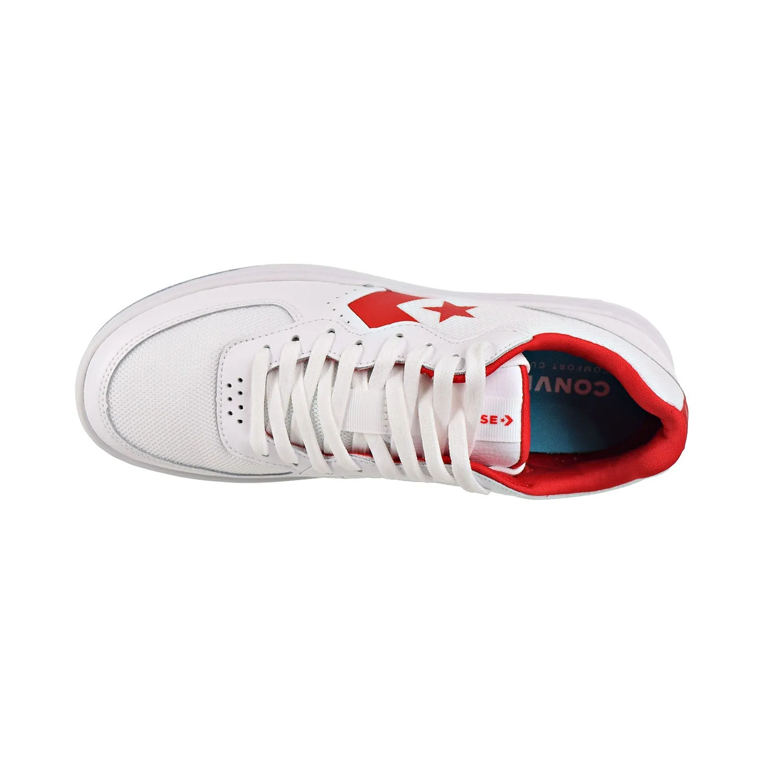 Converse Rival Ox Big Kids/Men's Shoes White/Enamel Red/Blue