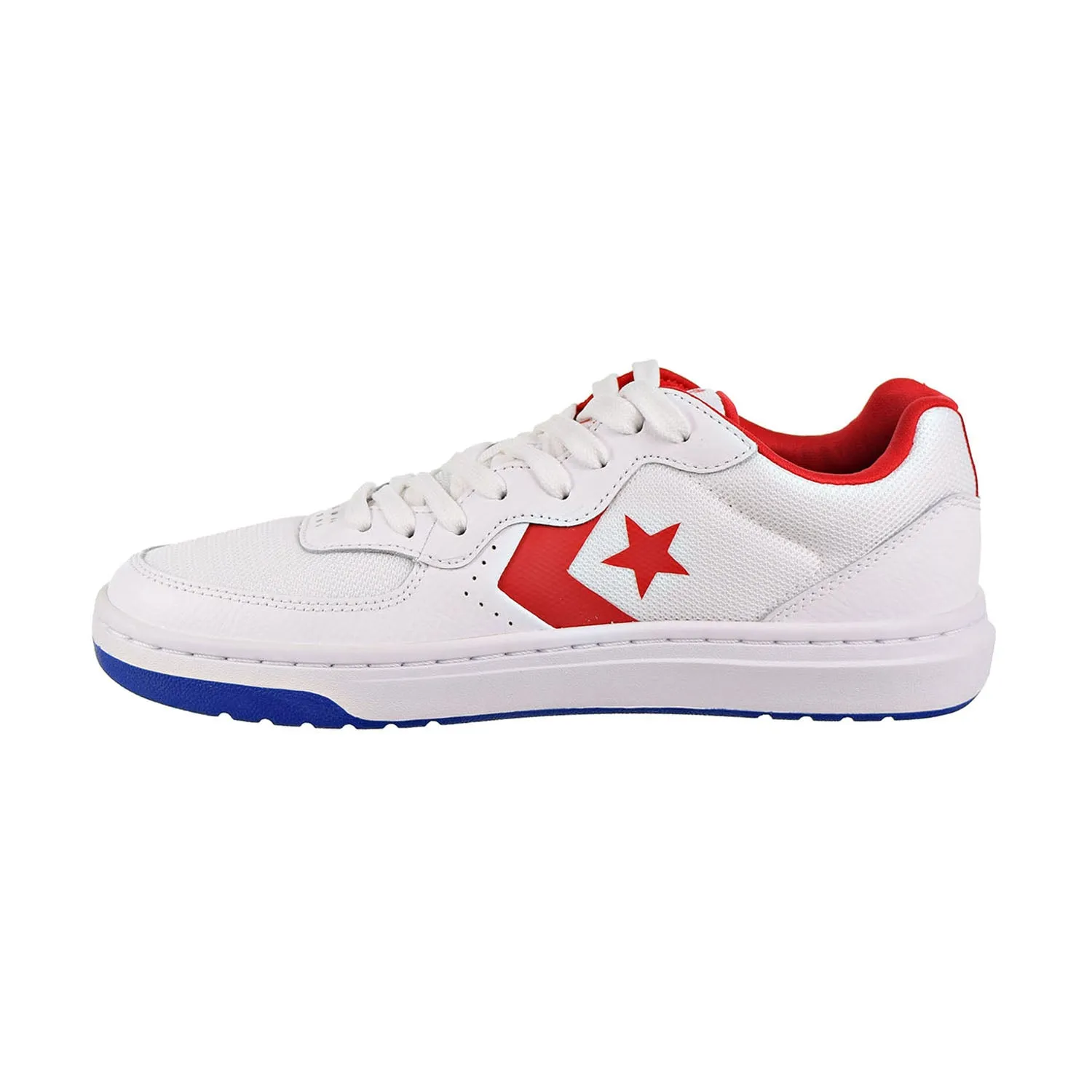 Converse Rival Ox Big Kids/Men's Shoes White/Enamel Red/Blue