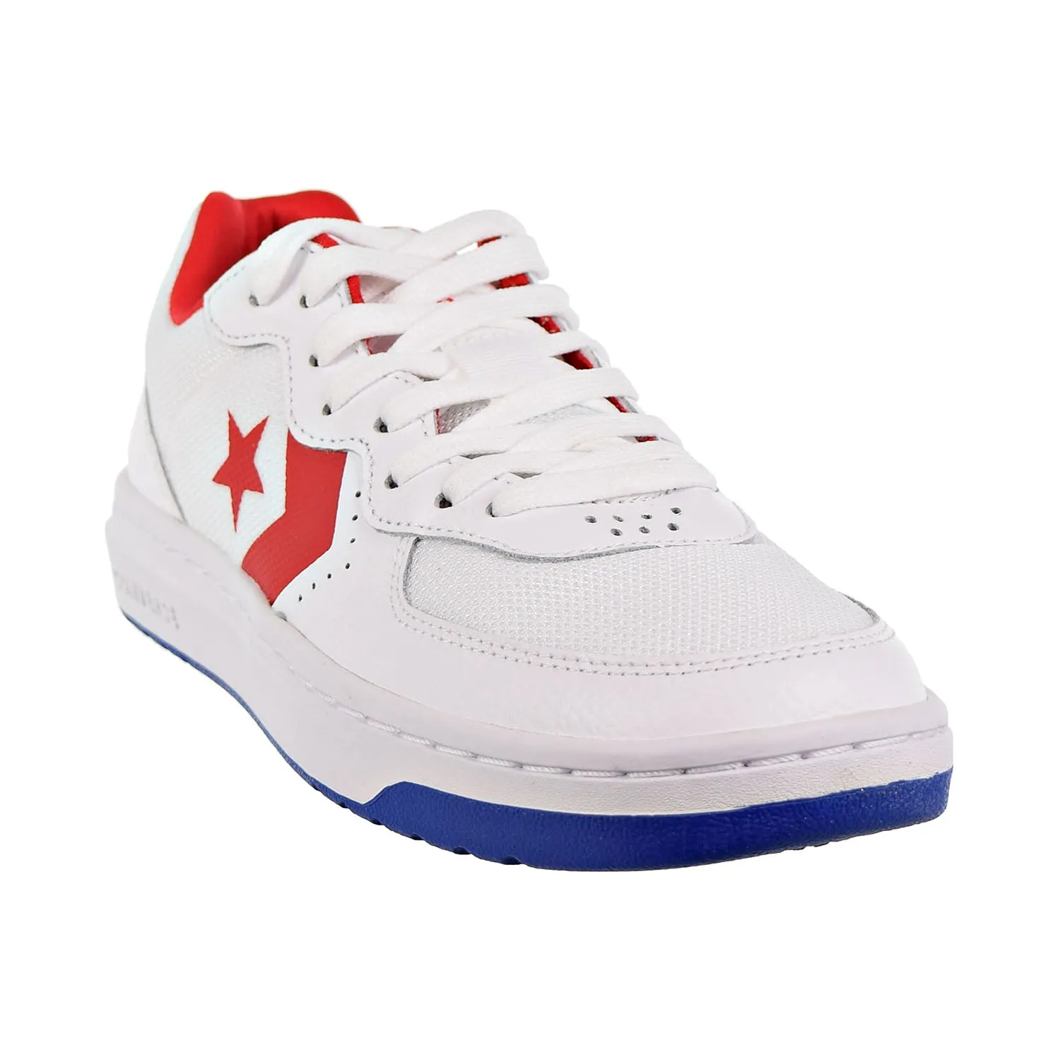 Converse Rival Ox Big Kids/Men's Shoes White/Enamel Red/Blue