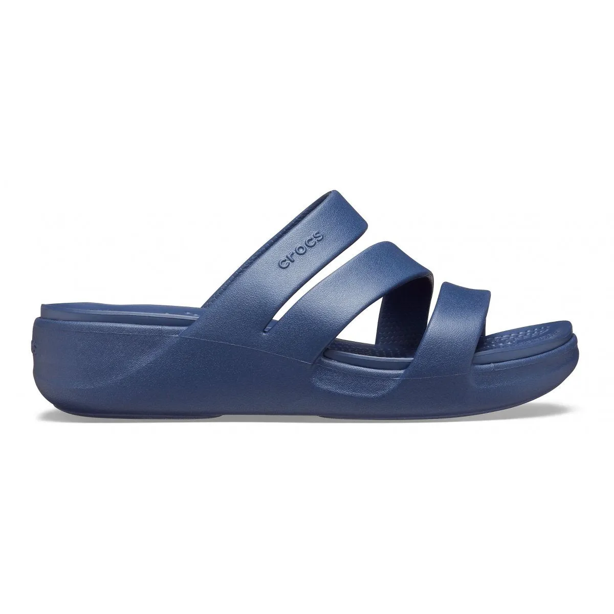 Crocs women's sandal with heel lift Monterey Wedge 206304-410 blue