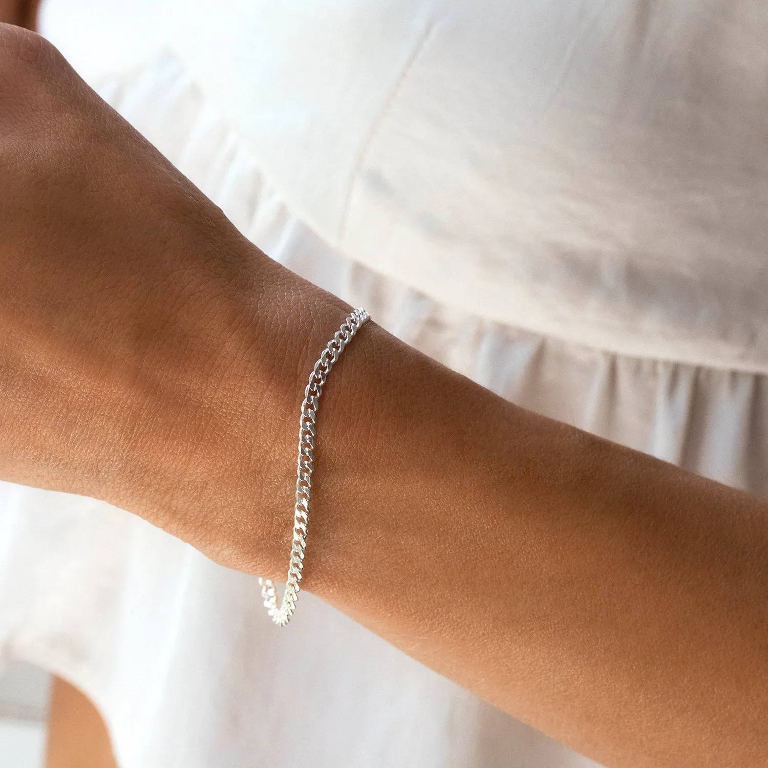 Cubano Chain Bracelet | Silver