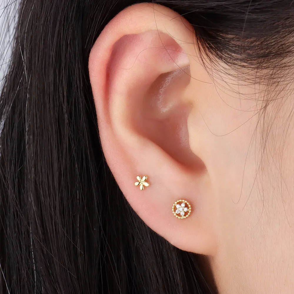 Dainty Flower Stud