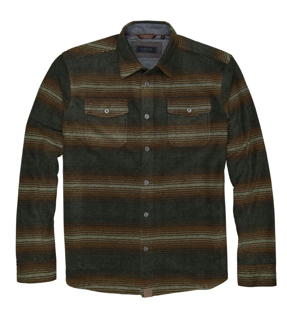 'Dakota Grizzly' Men's Bowie Arctic Fleece Button Down - Canyon