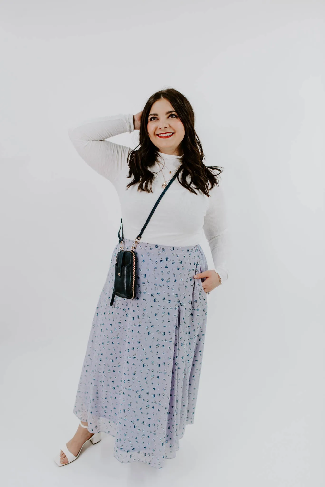 Dancing in the Flower Garden Midi Skirt