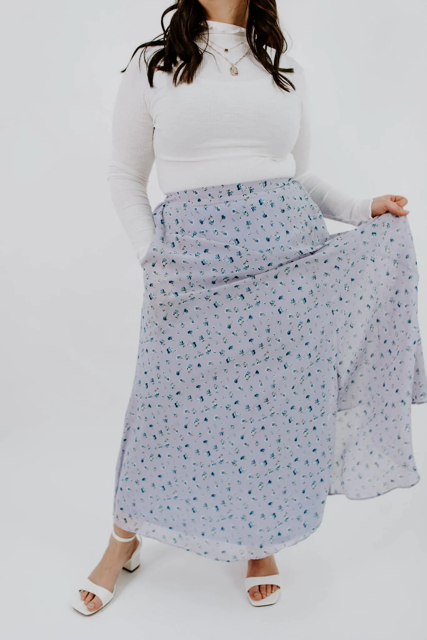 Dancing in the Flower Garden Midi Skirt