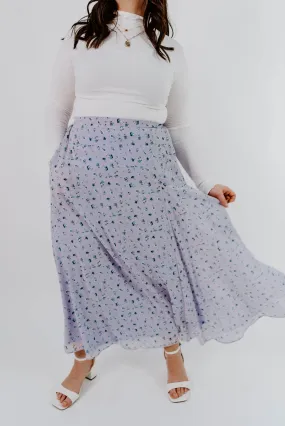 Dancing in the Flower Garden Midi Skirt