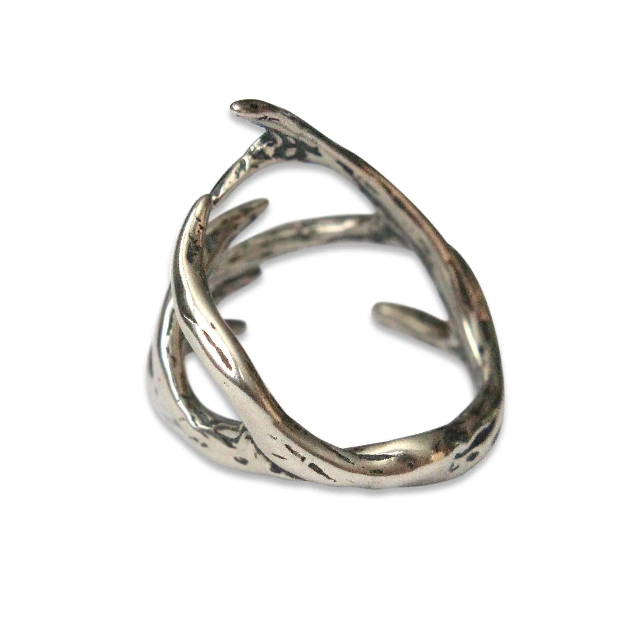 Deer Antler Adjustable Ring