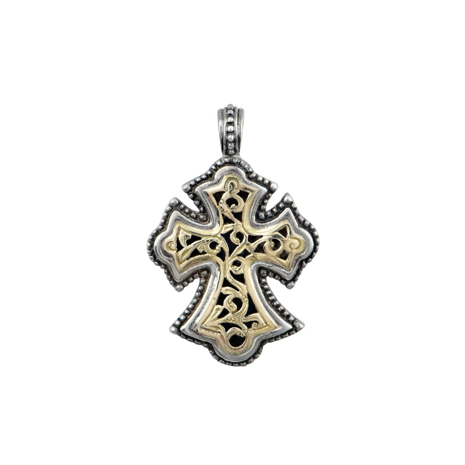 Dione Silver & Gold Cross