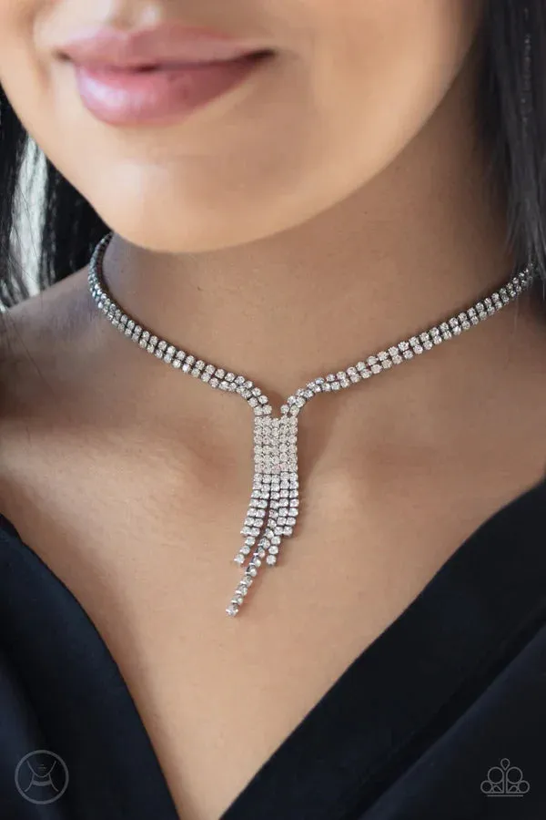 Double The Diva Silver-Choker