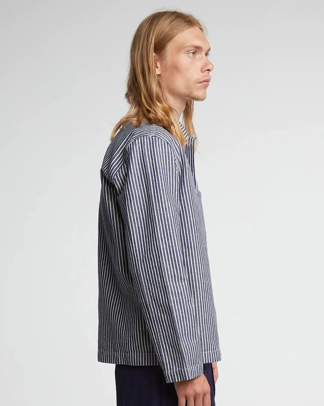 EAT DUST Fisherman Smock / Shirt - Wild Road Stripes