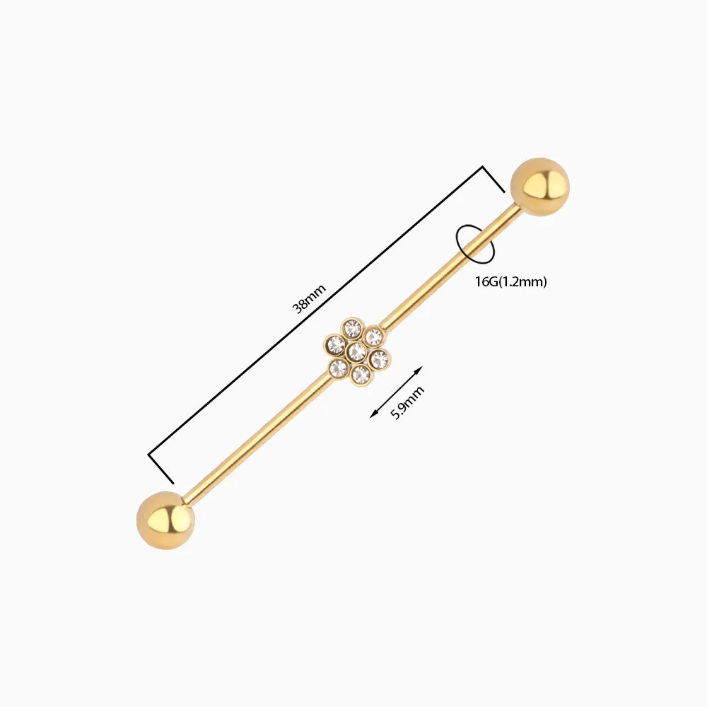 Flower Industrial Barbell