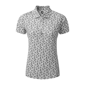 FootJoy Women's Floral Print Lisle Polo