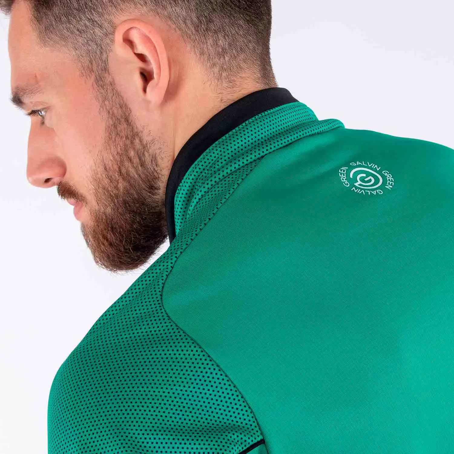 Galvin Green Daxton Insula Golf Pullover - Green/Black/White