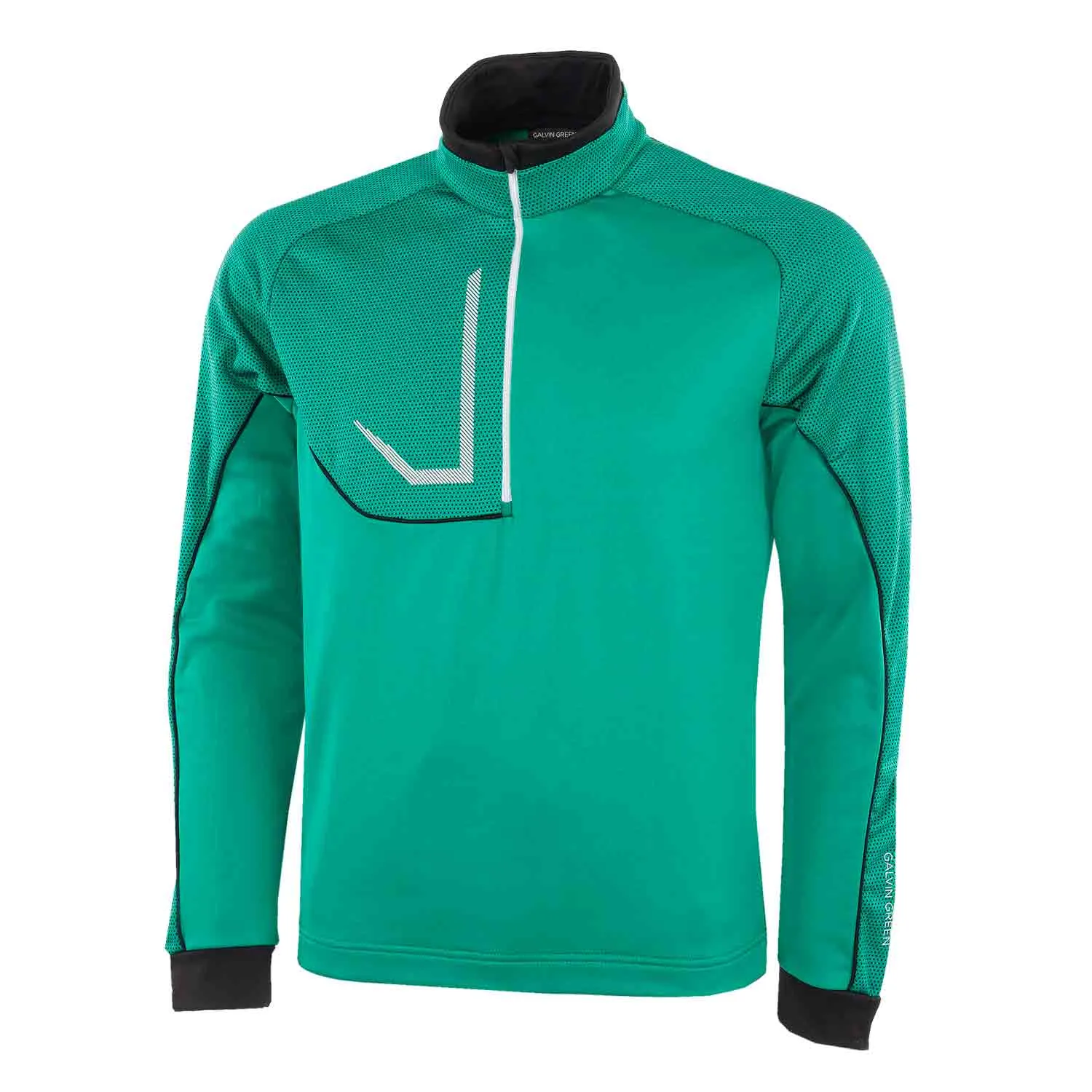 Galvin Green Daxton Insula Golf Pullover - Green/Black/White