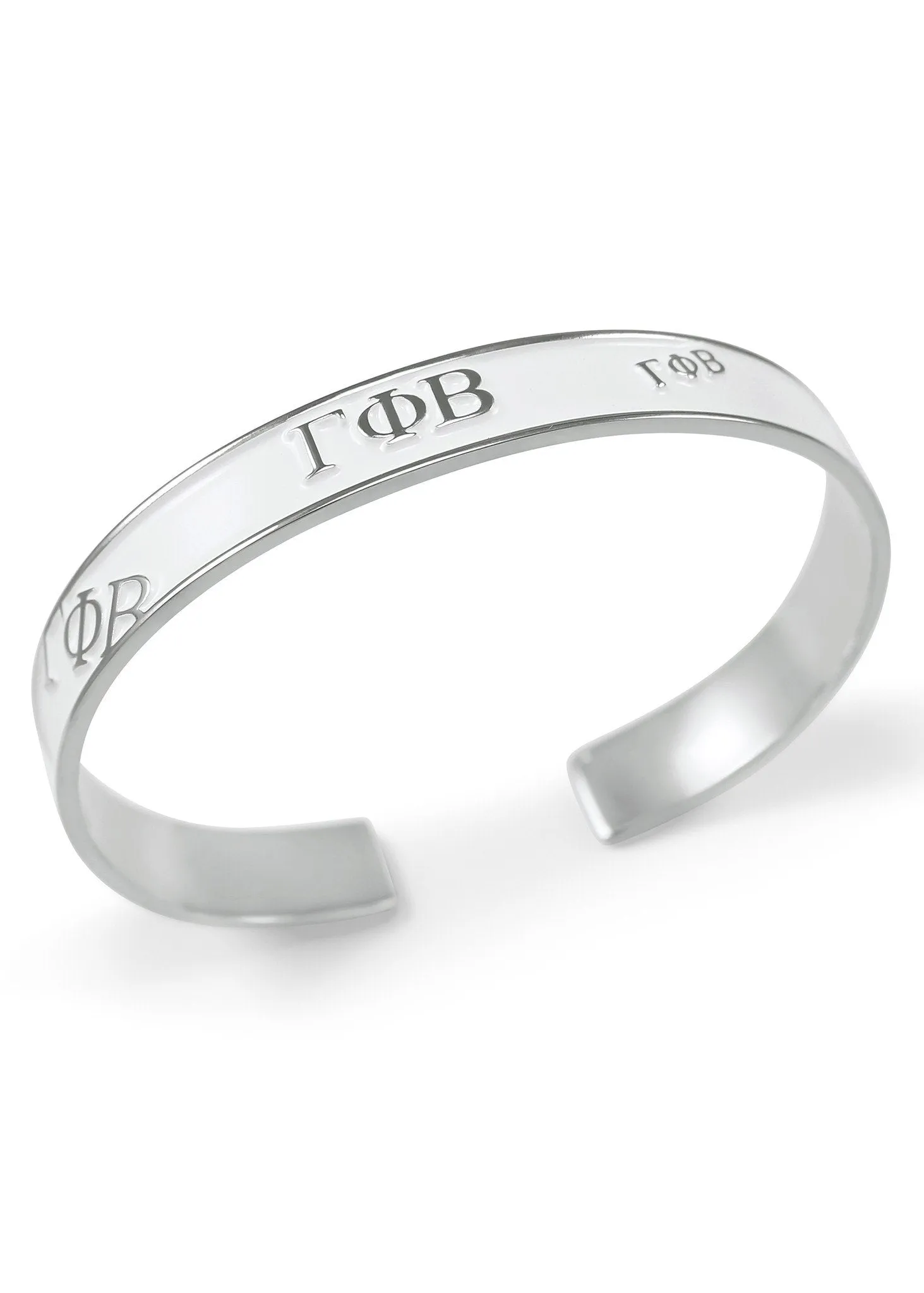 Gamma Phi Beta White Bangle