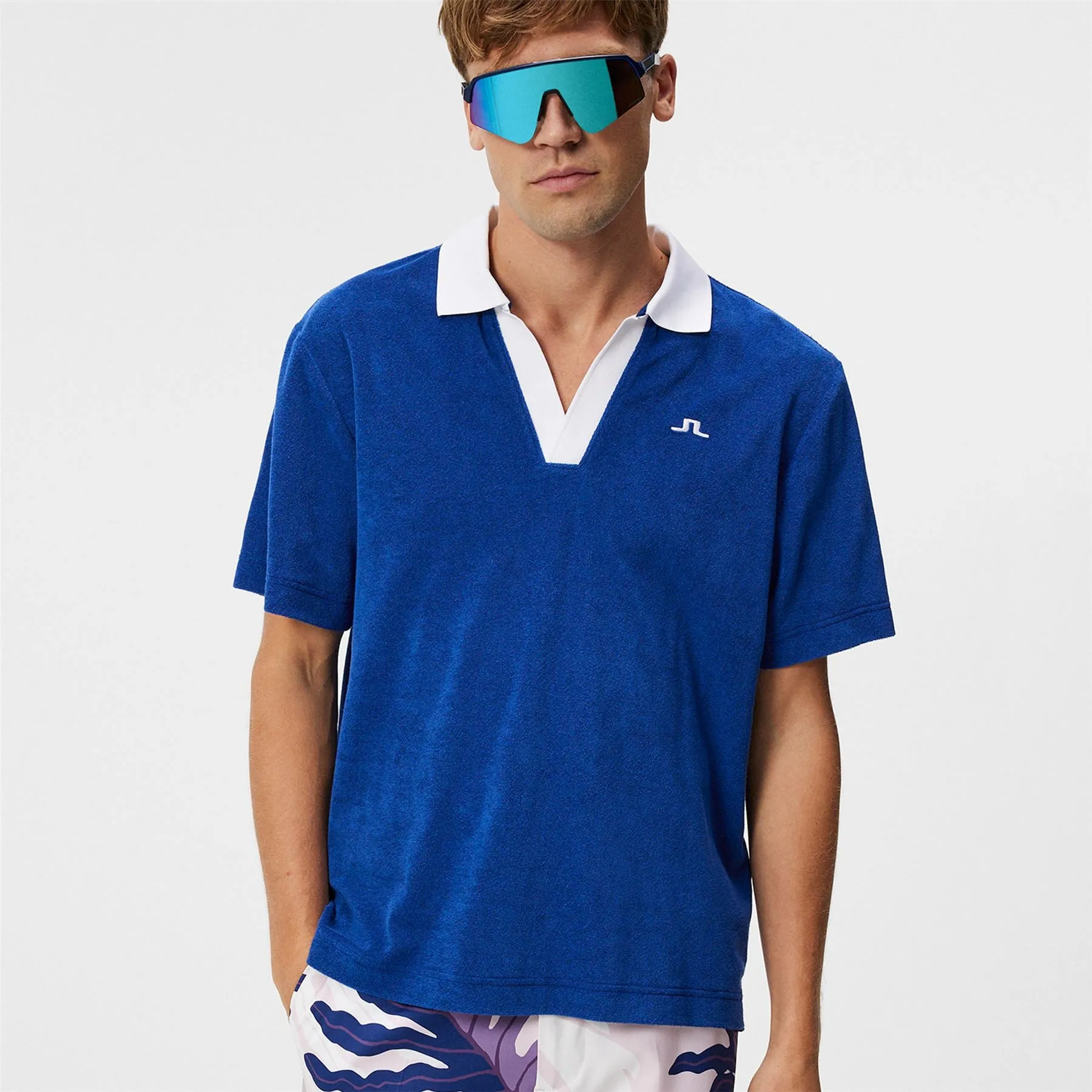 Gavin Pro Terry Relaxed Fit Polo Sodalite Blue - W23