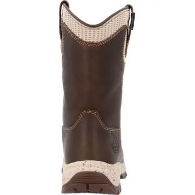 Georgia Women's Eagle Trail 10" WP Alloy Toe Work Boot -Brown- GB00557