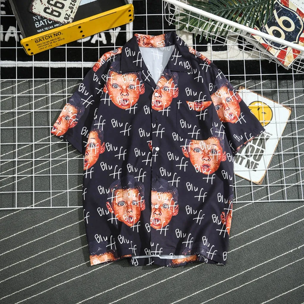 Graffiti Button Shirt