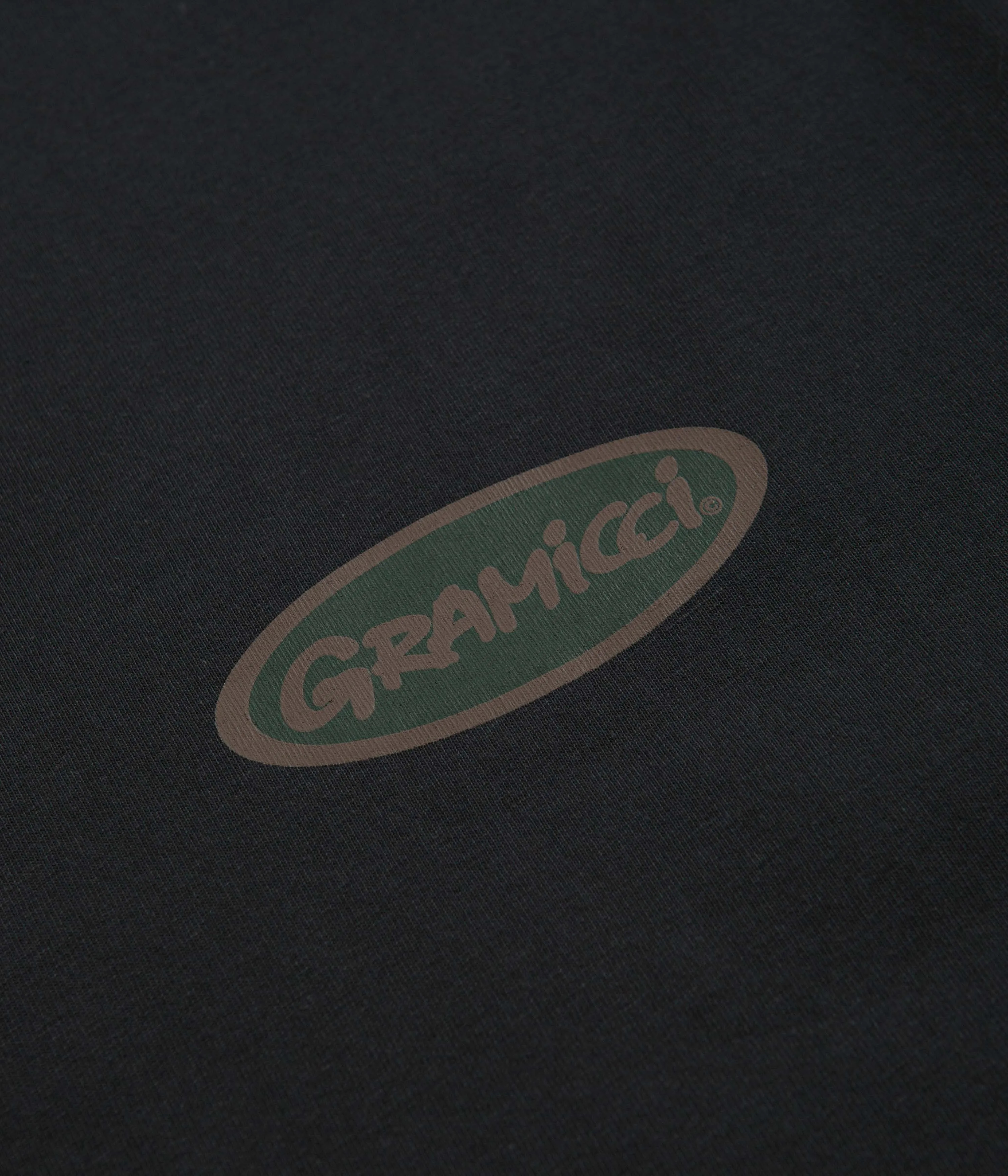 Gramicci Oval T-Shirt - Vintage Black / Green