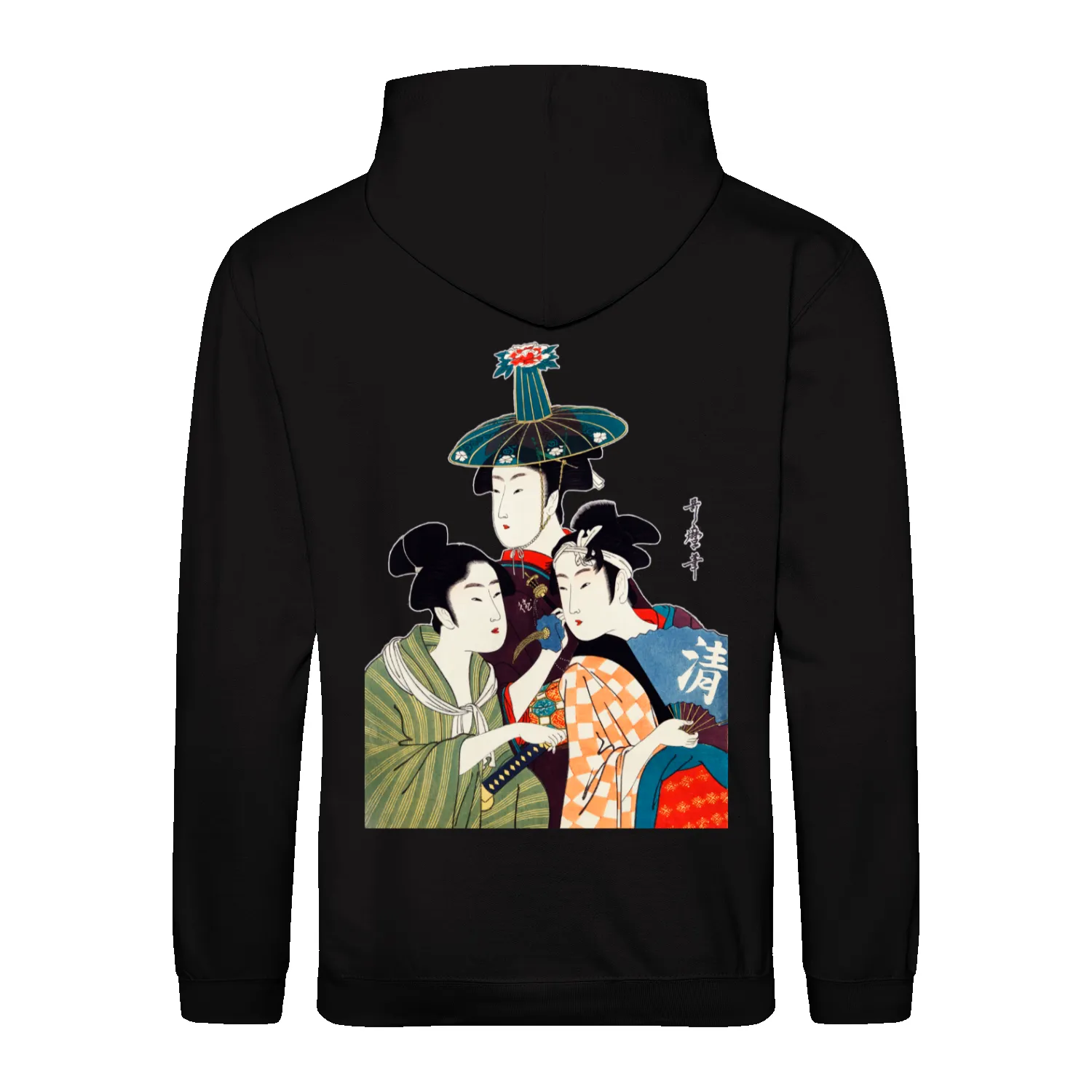 Hoodie "Three Geishas"