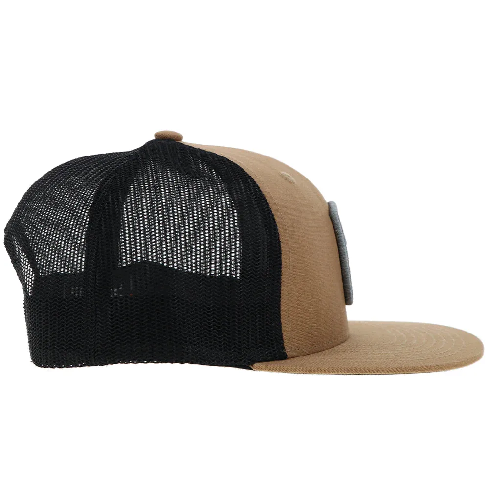 HOOEY ZENITH HAT TAN/BLACK W/BLACK & CHARCOAL PATCH