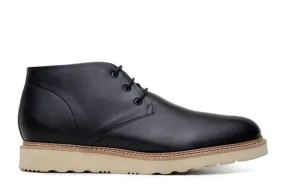 'Ian' Unisex lace-up vegan boots by Ahimsa - black